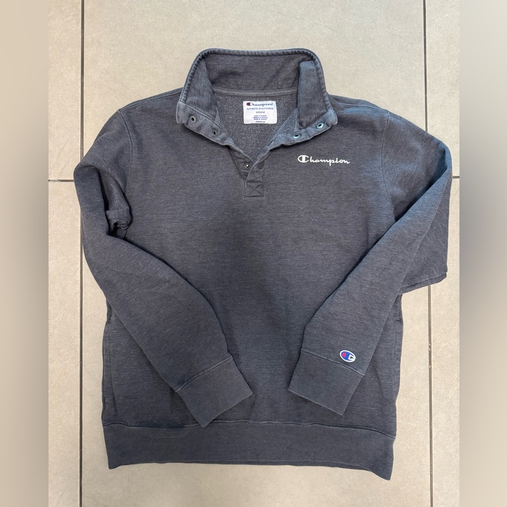 Champion Gray Pullover Sweatshirt